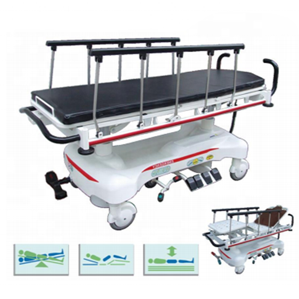 hydraulic hospital trolley